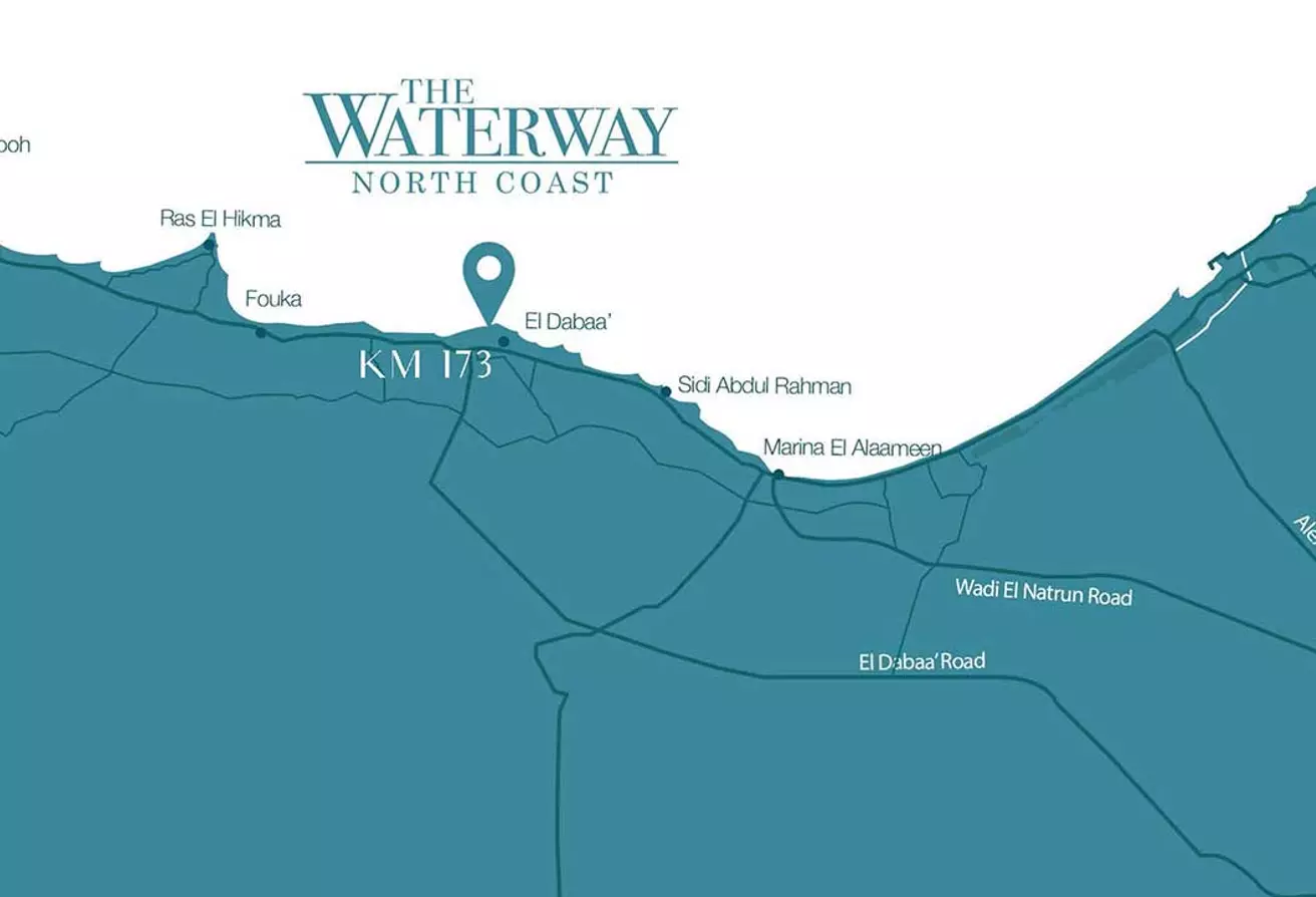 كمبوند واتر واي التجمع الخامس – Waterway Equity New Cairo Compound