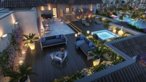 The cheapest apartment 150m for sale in a garden at 90 avenue from Tabarak