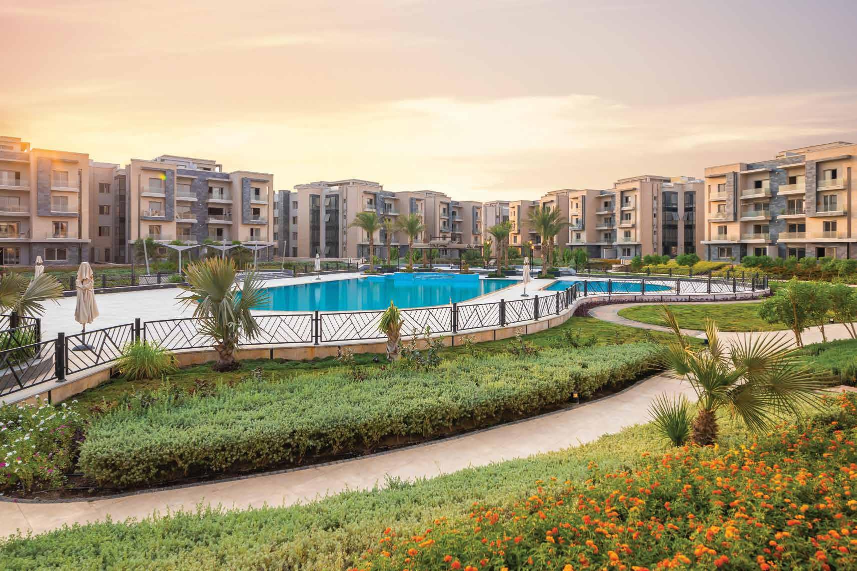 The cheapest apartment 158m for sale in a garden in Galleria Moon Valley from Arabia