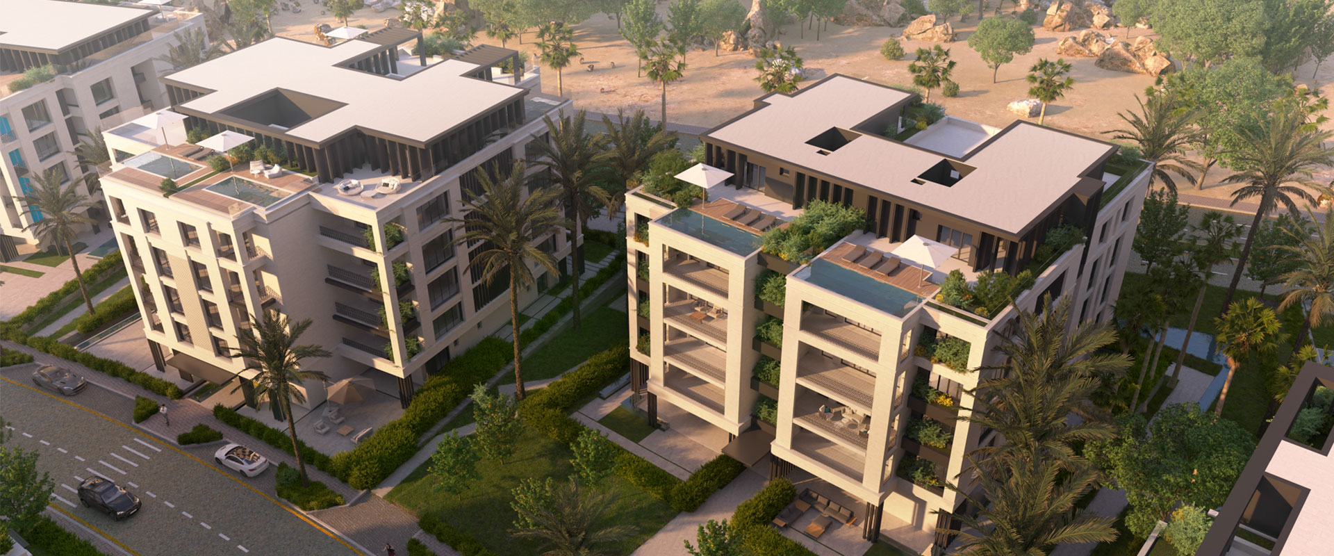 سارع بشراء شقة في كمبوند قطامية كريك القاهرة الجديدة بمساحة تبدأ من 225 متر