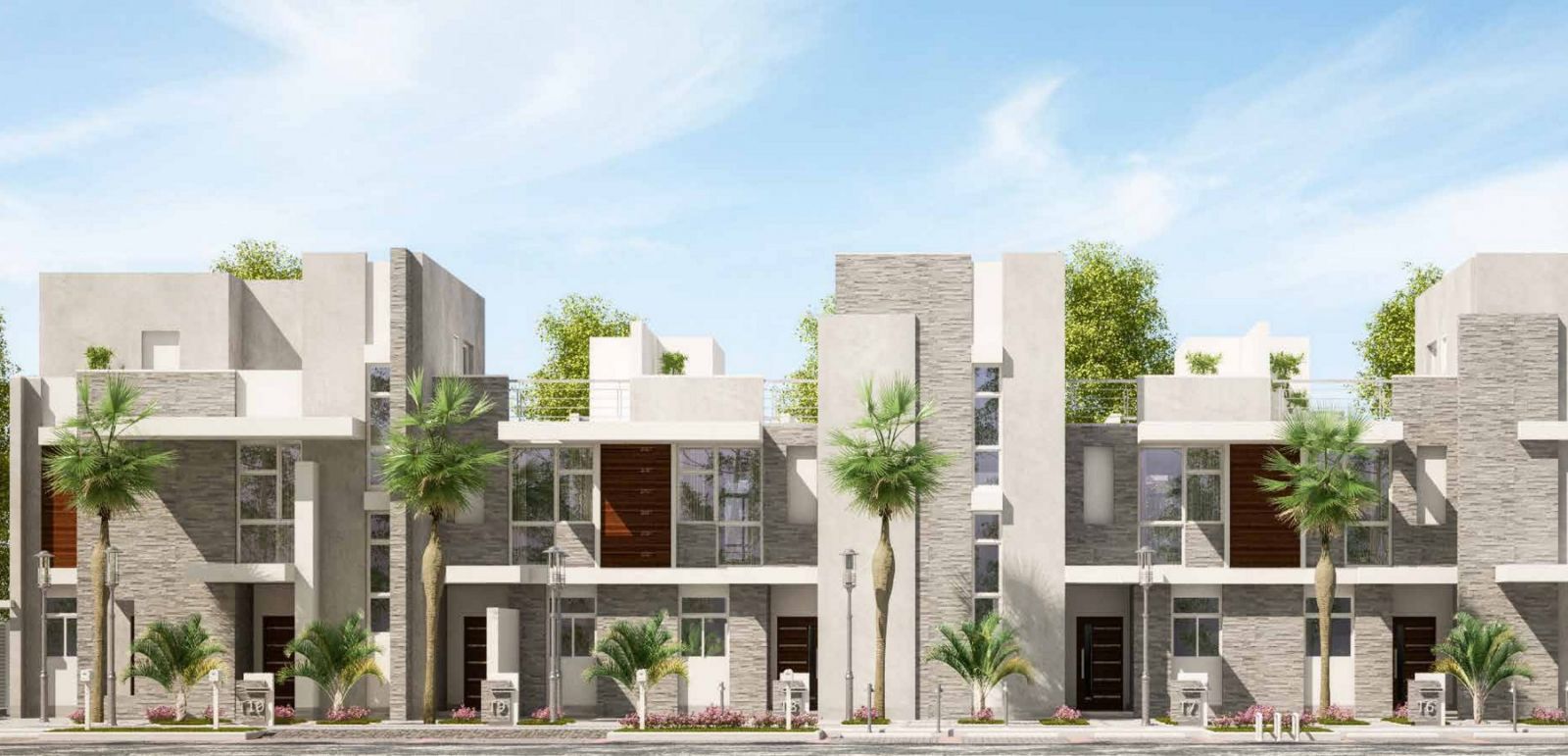 Live in the New Capital in the La Vista City Townhouse project with an area of 230 m²