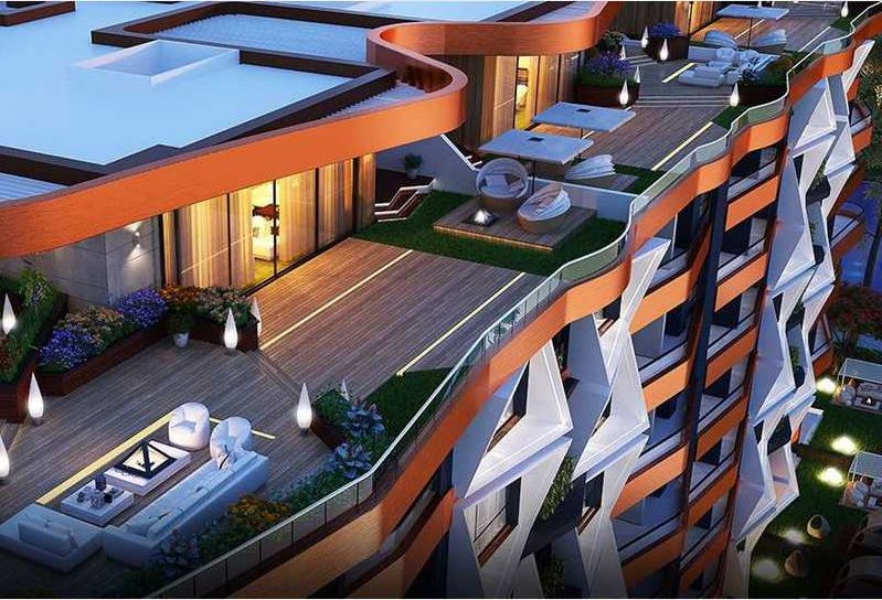 With an area of 145 m², apartments for sale in Midtown Sky Compound