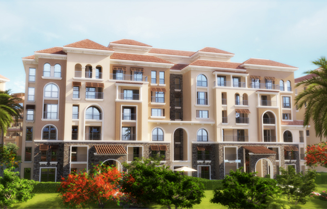 With an area of 196 m², apartments for sale in 90 Avenue New Cairo