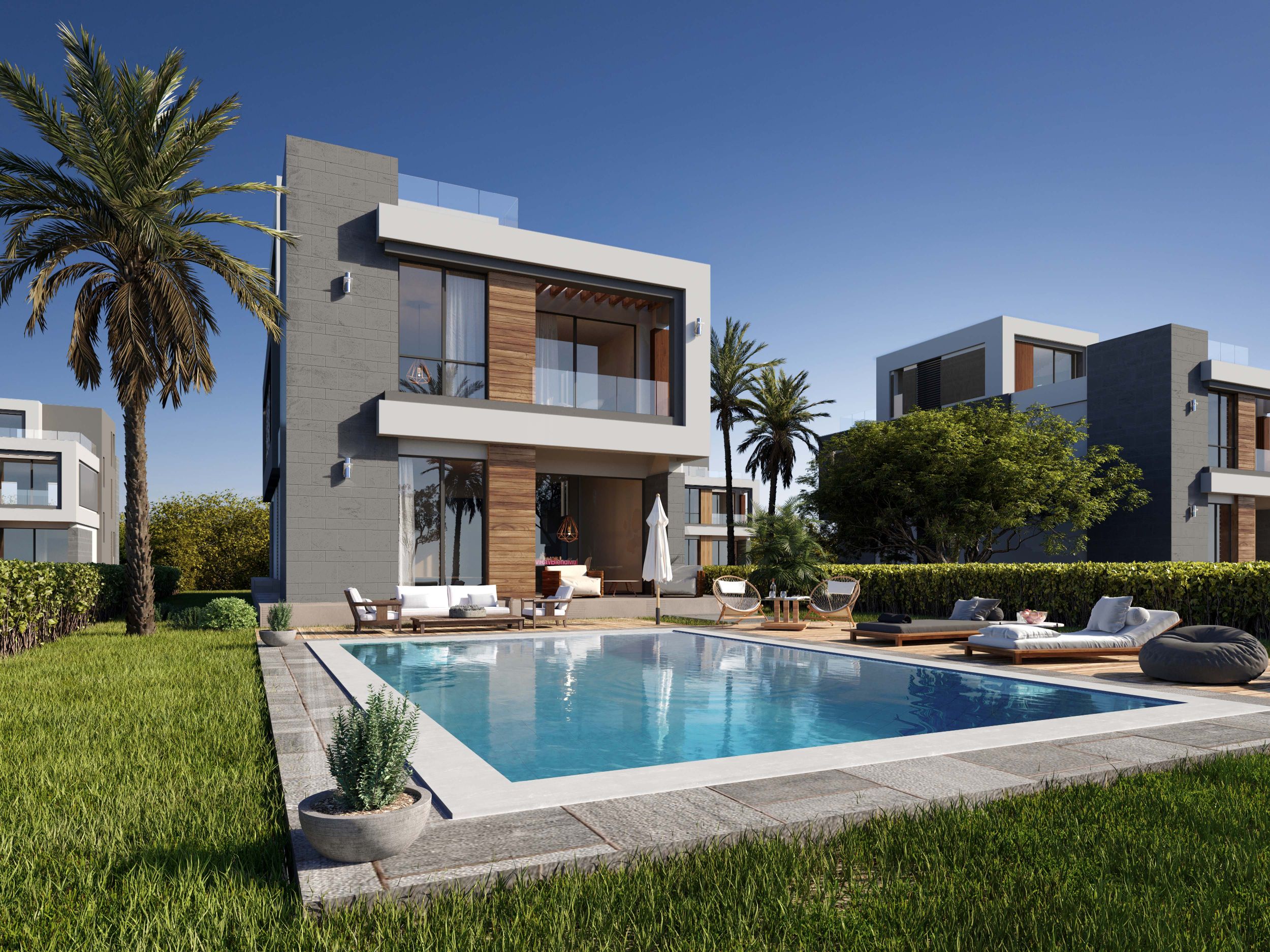Villa for sale in La Vista City New Capital with space of 422 m²