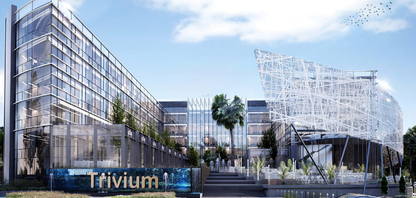 Find out the price of an office space of 104 meters in Trivium Mall Fifth Settlement