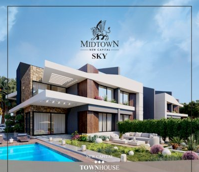 Own a villa in Midtown Sky The Administrative Capital with an area starting from 350 m²
