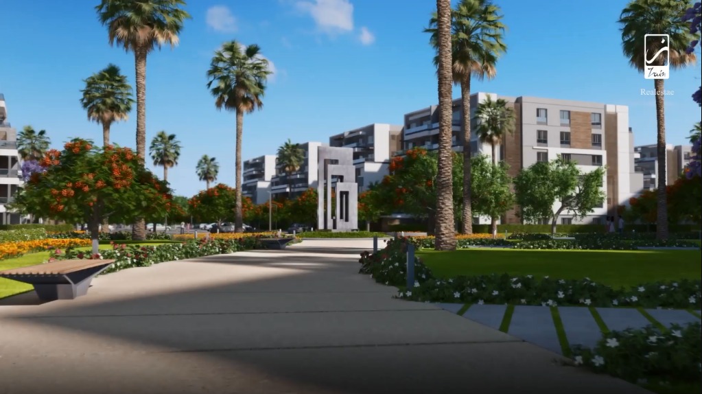 Fantastic apartment 255m for sale in a very special location within capital gardens palm hills
