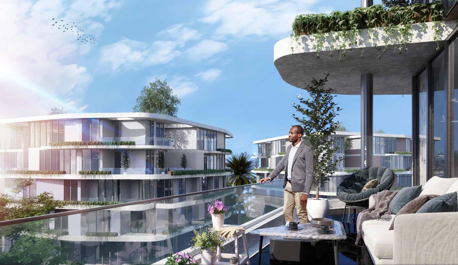 With an area of 71 m², apartments for sale in Armonia project