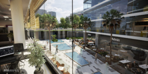 With 20% down payment, own an office in Centric Mall, New Cairo, with an area of 113 m²