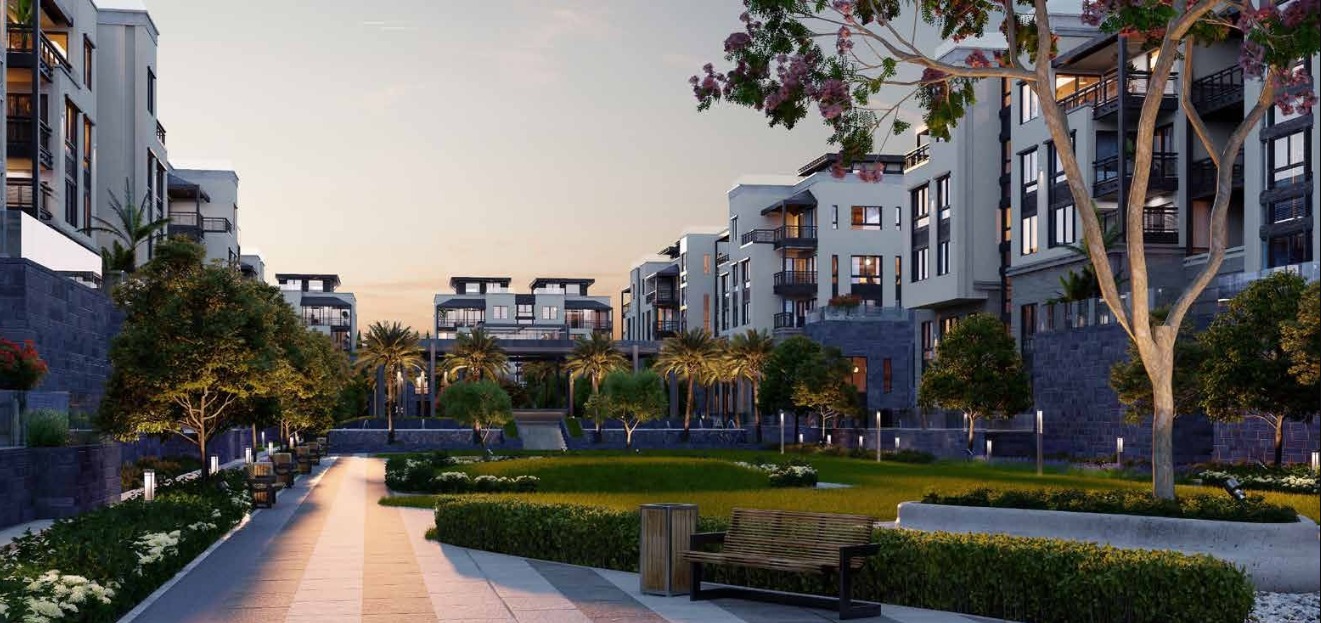 Hurry up to buy an apartment in Trio Gardens Compound Fifth Settlement, with an area starting from 160 m²