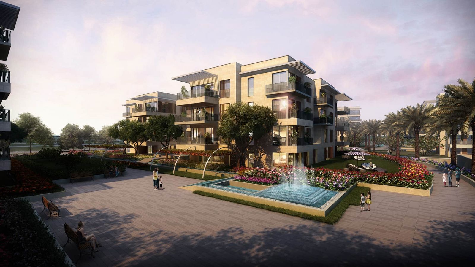3 bedroom apartments for sale in Taj City compound 166 m²