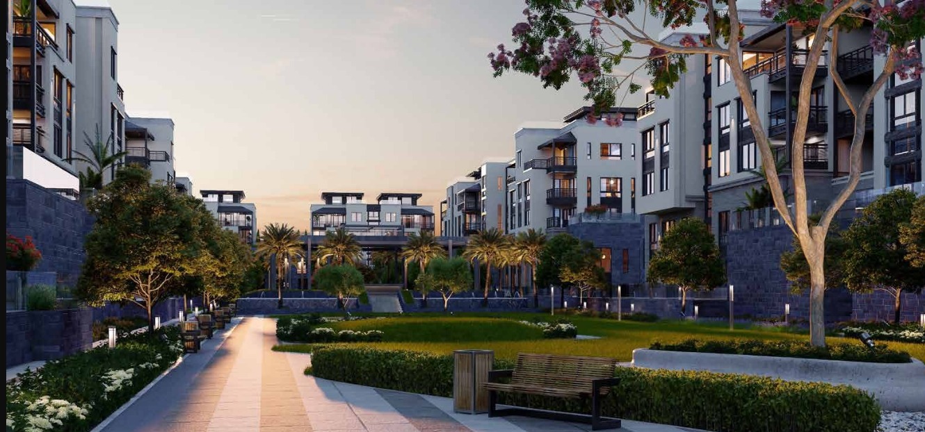 Hurry up to buy an apartment in Trio Gardens Compound Fifth Settlement, with an area starting from 160 m²