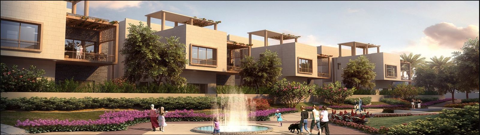 With an area of 117 meters, apartments for sale in Taj City Compound