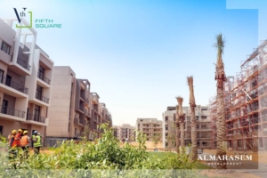 For lovers of sophistication, an apartment for sale in fifth square with an area of 115 m in the Fifth Settlement