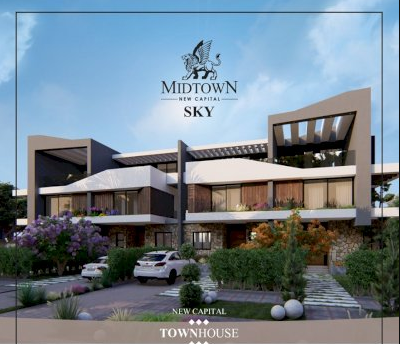 Hurry up to buy a townhouse in Midtown Sky Compound in the New Capital with an area starting from 345 m²