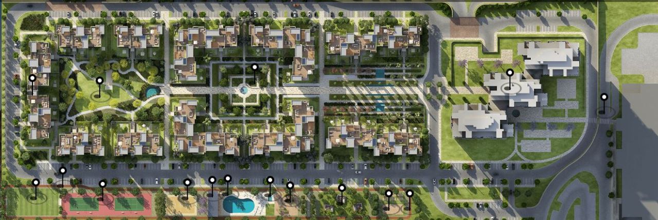 The cheapest apartment 76m for sale in a garden in Aeon Mall of Arabia compound