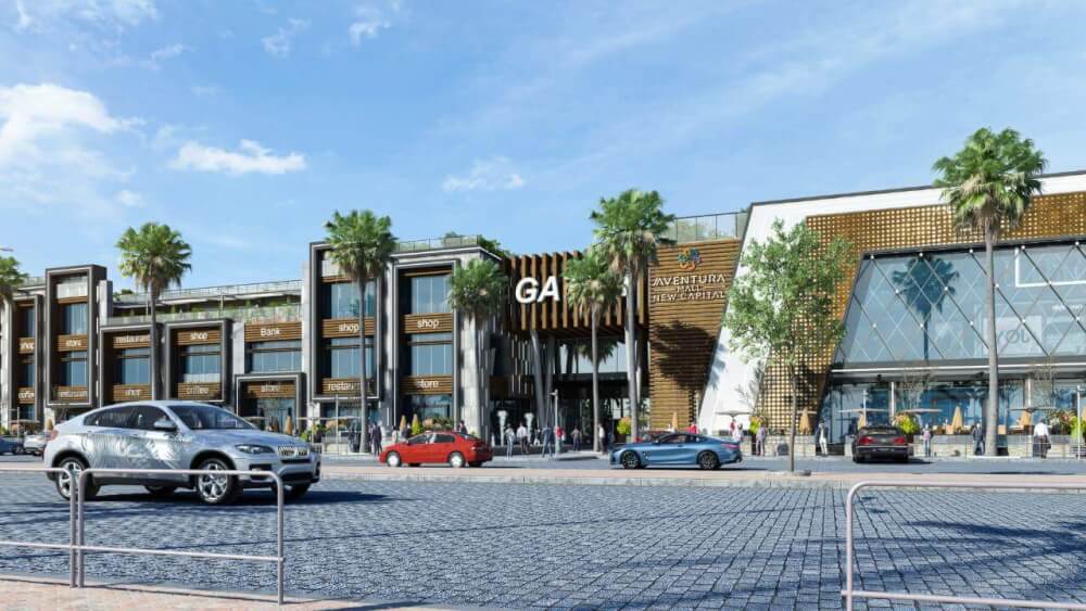 Own a shop in Aventura Mall, New Capital, with an area starting from 55 m²