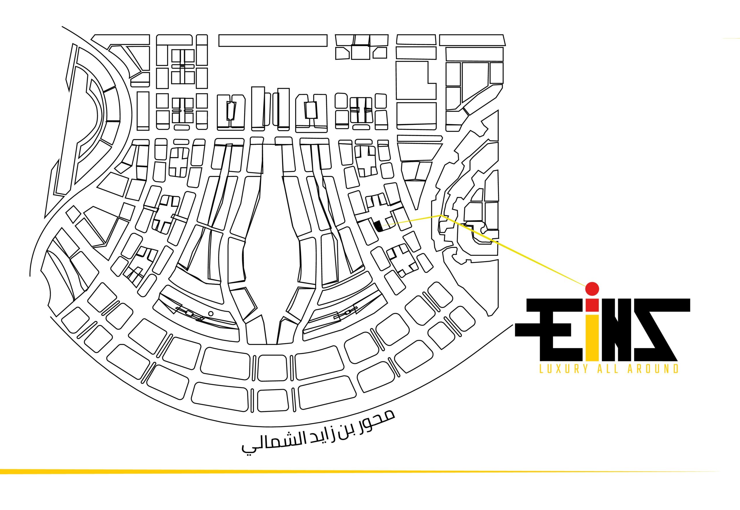 Hurry up to book a shop with an area starting from 55 meters in Eins tower