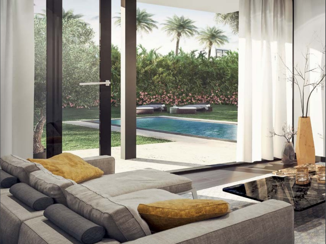 Own your apartment in Badya Palm Hills October compound with an area starting from 144 m²