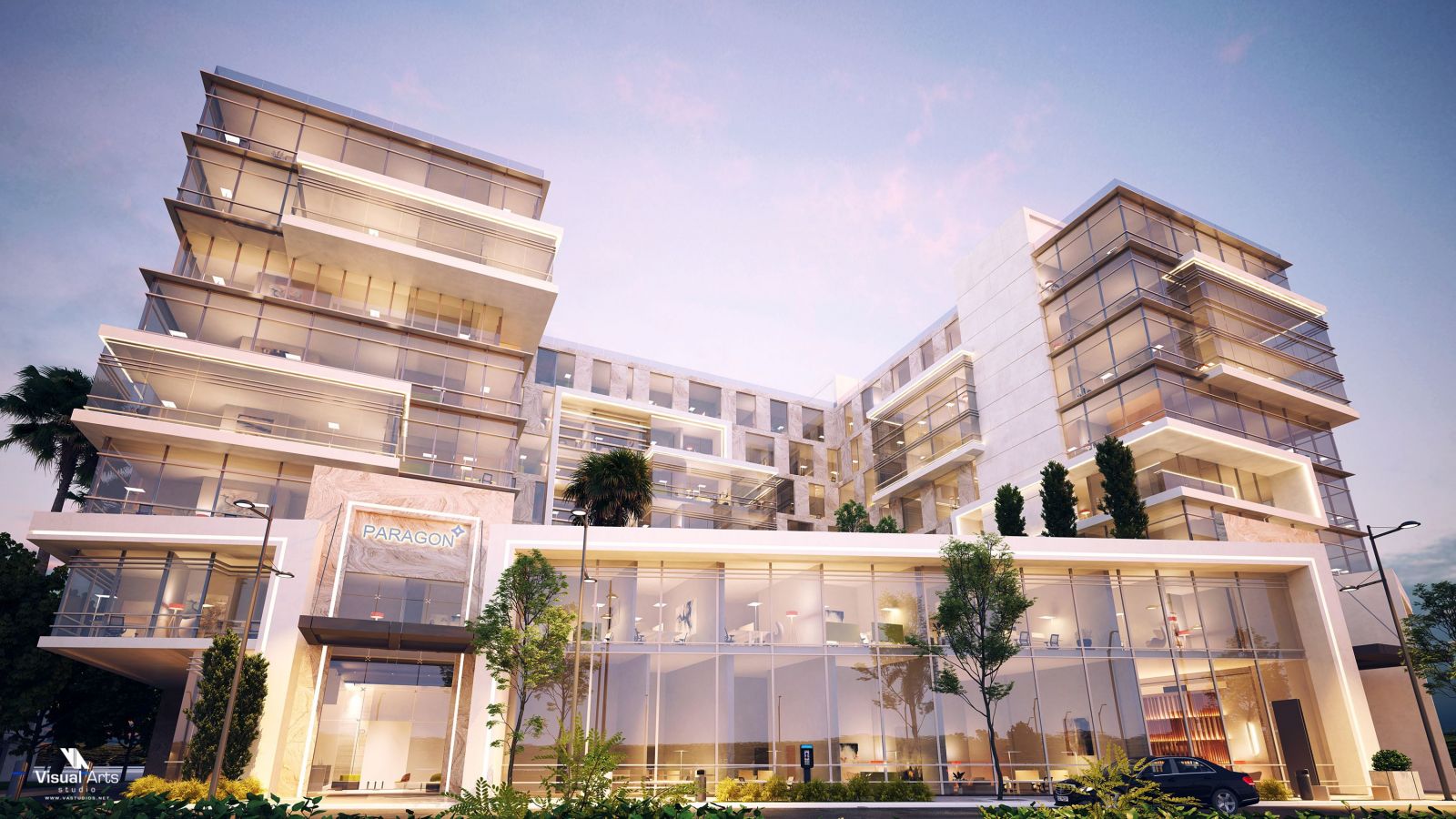 Administrative units with an area of 50 meters for reservation in Paragon New Capital Mall