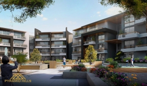 With an area of 153 m² Apartments for sale in Pyramids Hills project