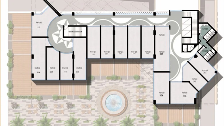 1 غرفة وحدات إدراية للبيع في مشروع فيدا ويست مول