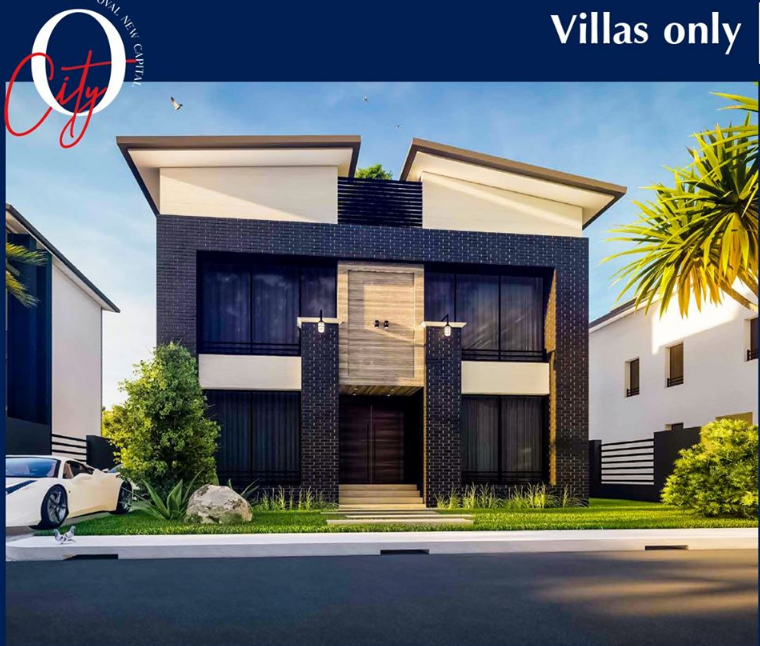 For sale in installments Villa 430 meters with garden in City Oval project in the new capital