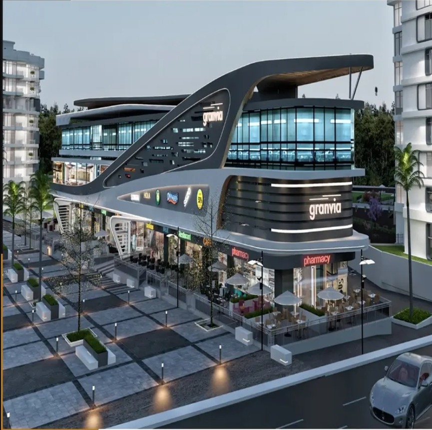 محل بمساحة 92 متر للبيع في جرانفيا مول العاصمة الإدارية الجديدة