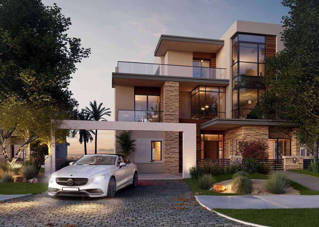 Get a twin house in The Estates Sheikh Zayed compound with an area of 290 m²