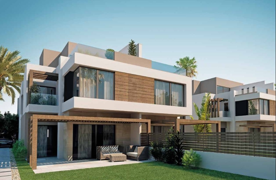 With an area of 231 m² Twin houses for sale in The Crown Palm Hills