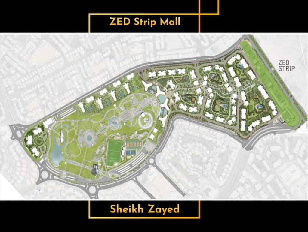 بمُقدم 10% امتلك مكتب في مشروع مول زيد ستريب الشيخ زايد بمساحة 80 متر