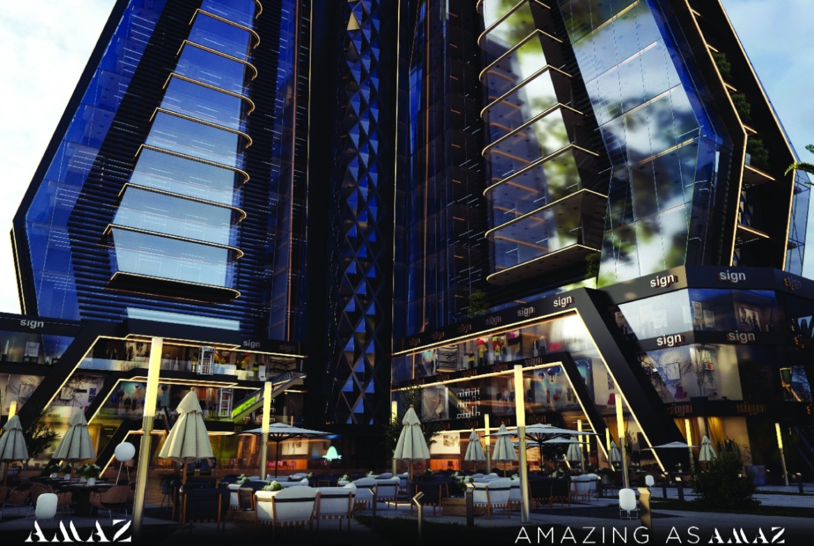 Shop with an area of 30 m² for sale in Amaz Complex New Capital