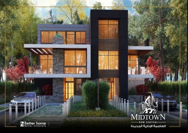 Twin house for sale in Midtown project 330 meters