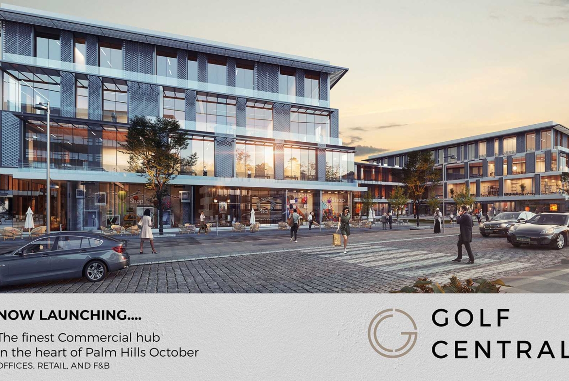 Book a commercial unit with an area of 121 m² in Golf Central Mall project in 6th of October