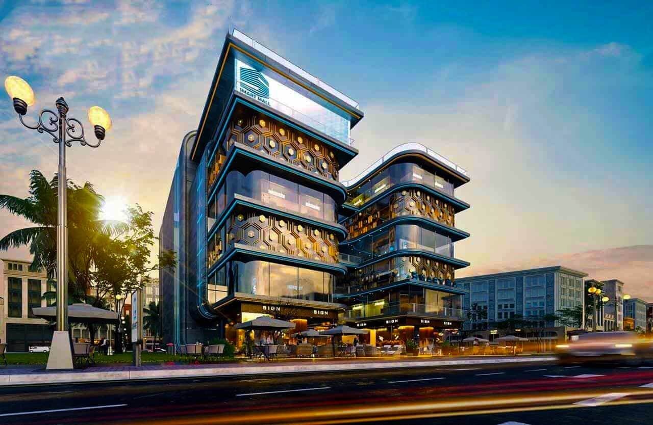 مكتب بمساحة 122 متر للبيع في سمارت مول العاصمة الإدارية