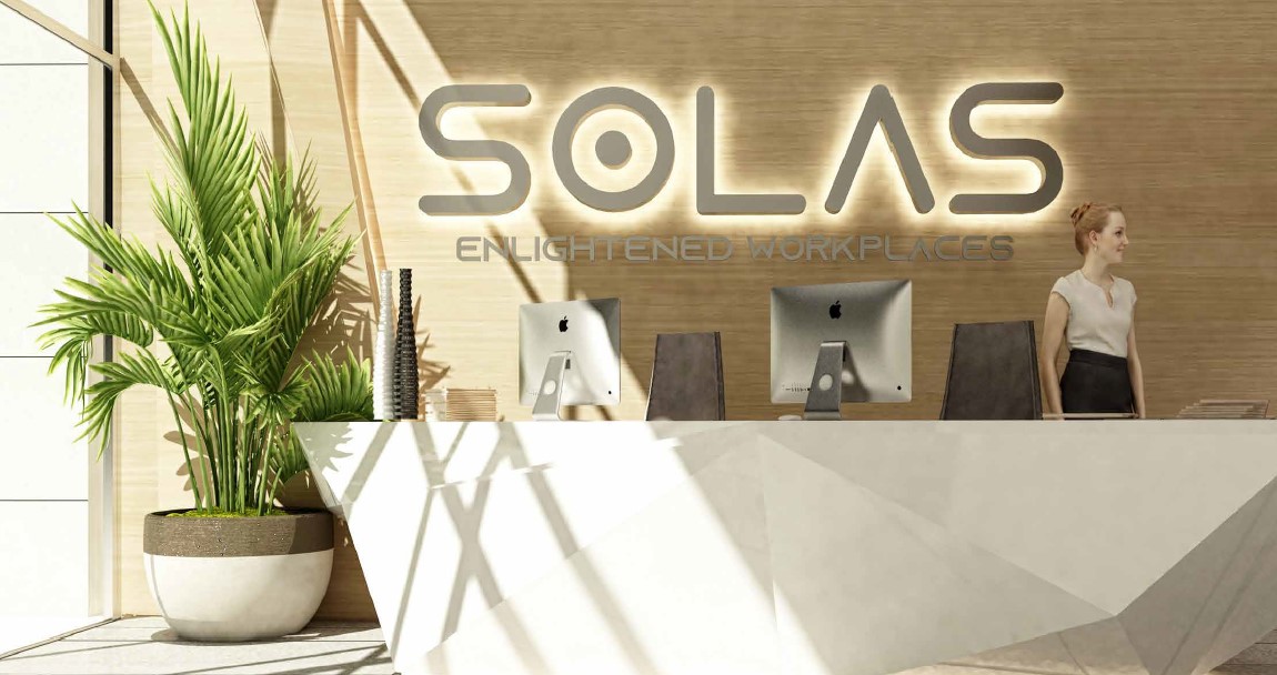 With a 10% down payment, own an office in solas mall with an area of 46 m²