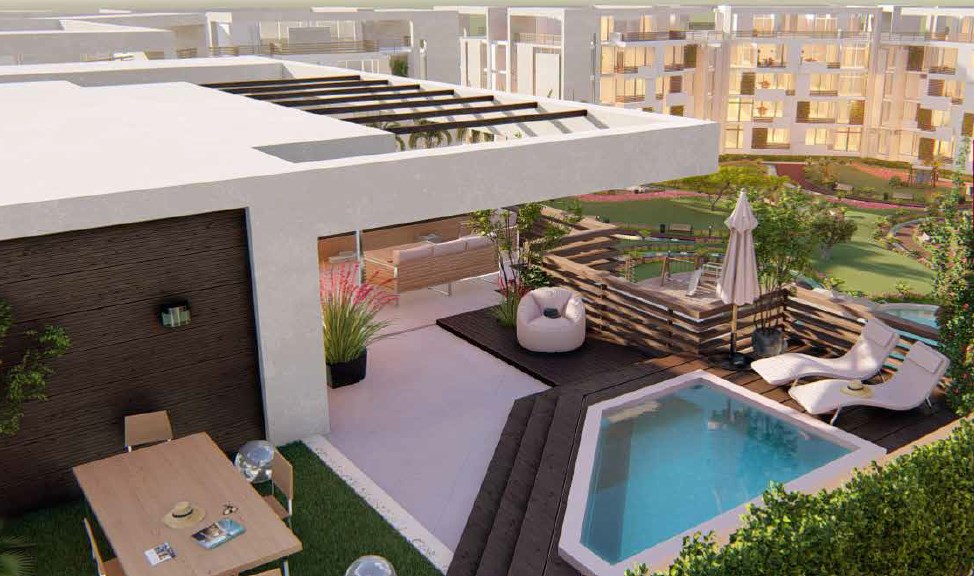 The cheapest apartment 192m for sale in a garden in Granda Life El Shorouk