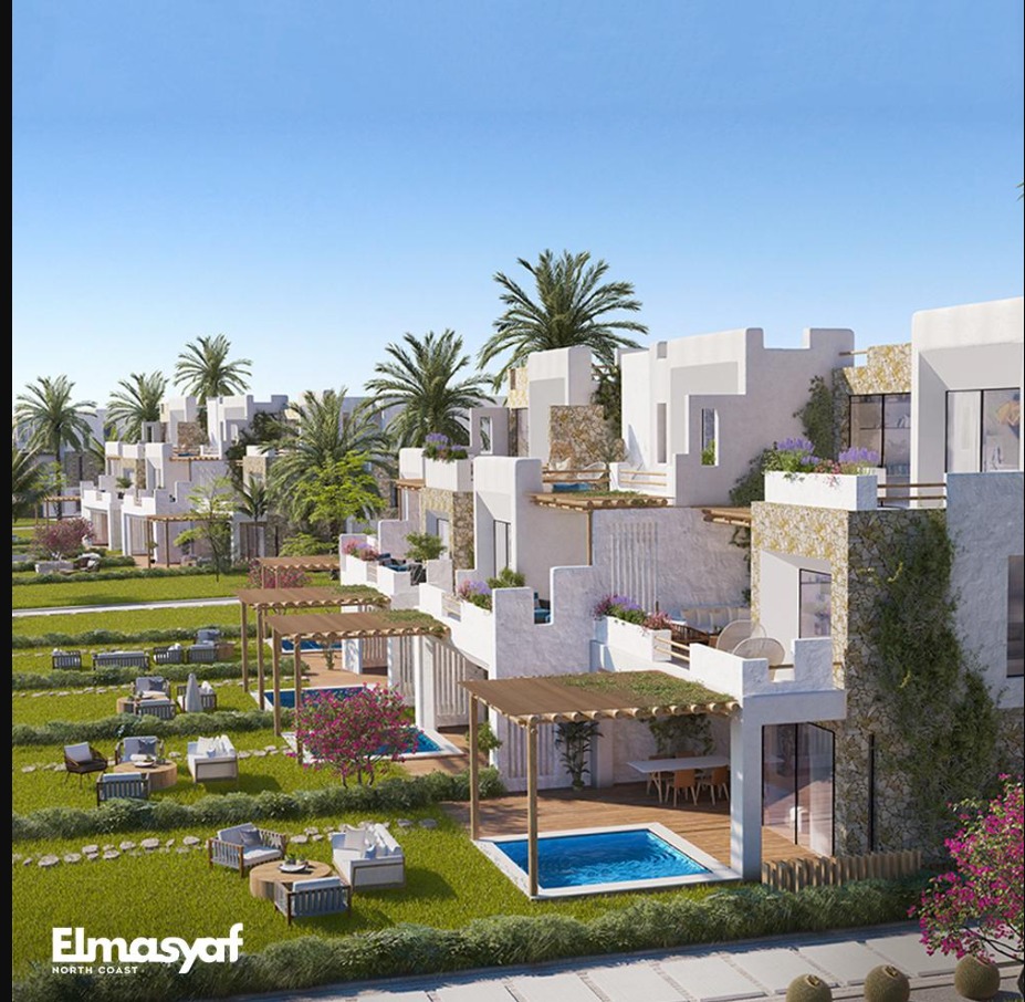 Buy your unit now in The most beautiful resorts of North Coast El Masyaf with areas starting from 115 meters