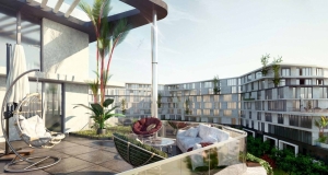 Magnificent villa 310m for sale in a very special location inside Atrio Sheikh Zayed