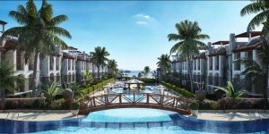 Wonderful chalet 115m for sale in a very special location inside Blue Blue Sokhna