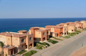 The cheapest chalet 136m for sale in a garden in Telal Sokhna