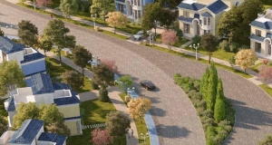 فيلا للبيع 450م في كمبوند ماونتن فيو بارك ايلاند اي سيتي بتسهيلات فى السداد