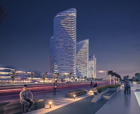 Apartment for immediate delivery 150m New Alamein Towers