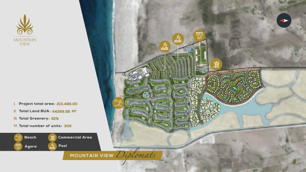 In installments over a period of up to 8 years buy a villa in Diplomats Resort with an area of 225 meters