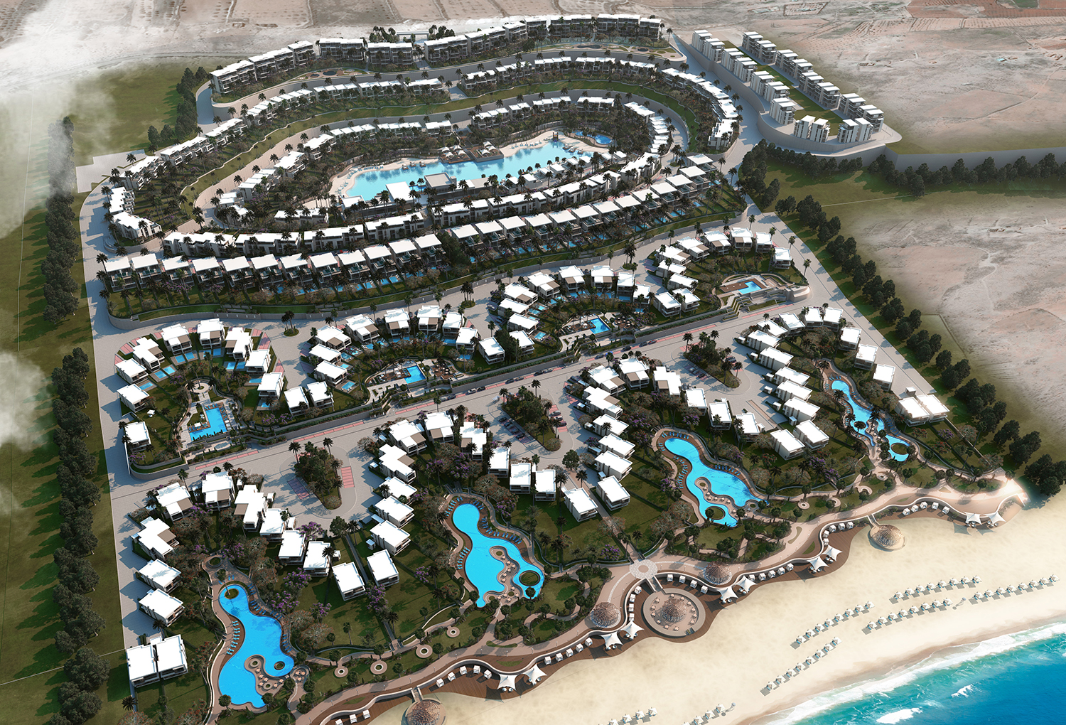 Units with an area of 250 m² for reservation in White Bay Resort