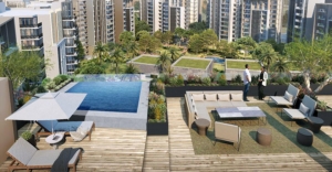 With an area of 185 meters I live in Sawiris Towers