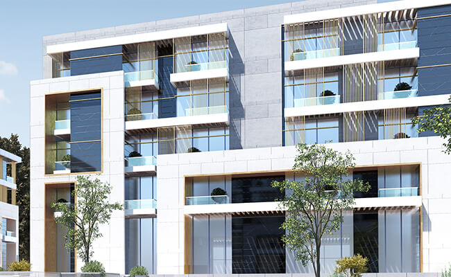 In New Cairo, book a penthouse in Jazi First Marriott Residence with an area of 200 m²