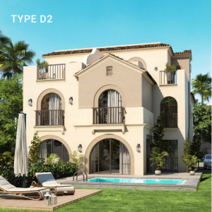 200m attractive Townhouse for sale in Cavana Springs New Cairo with imaginary price