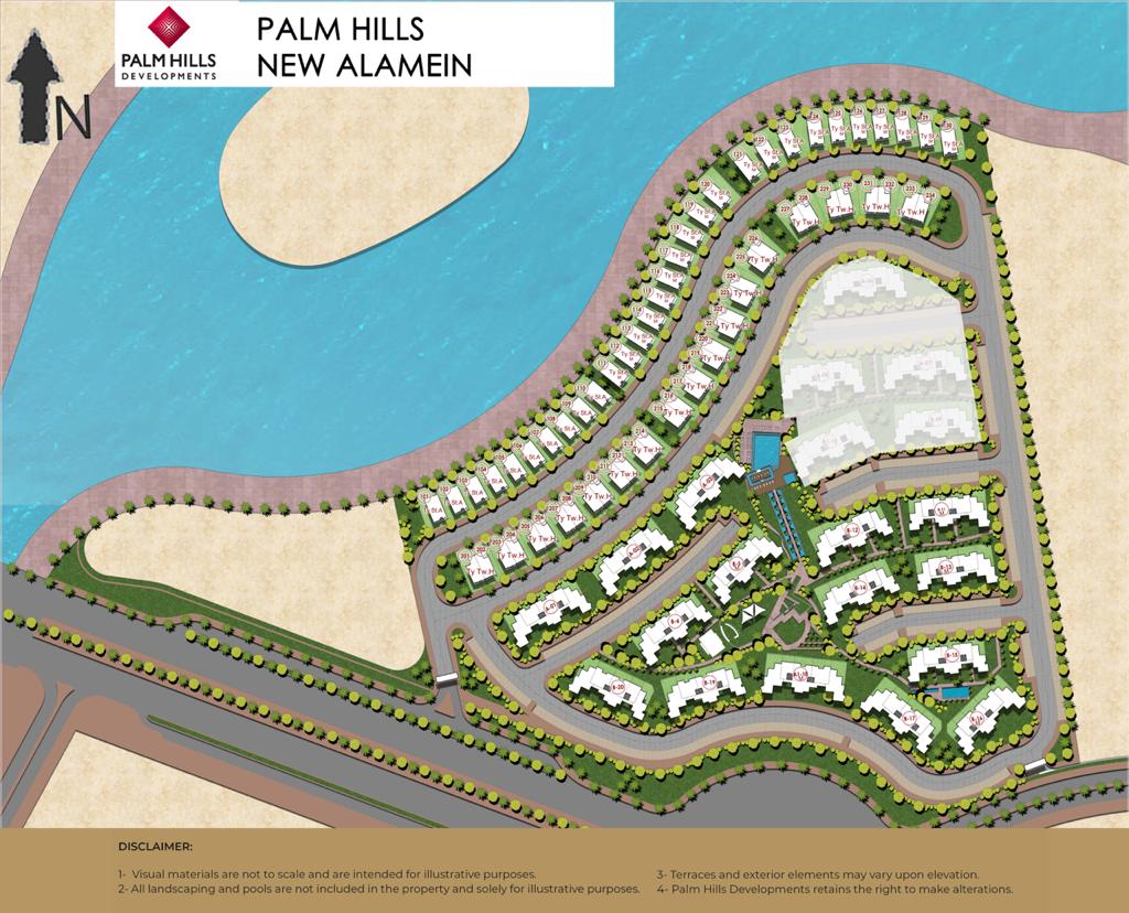 Seize the opportunity and get a large villa with an area of 290 meters in Palm Hills Alamein