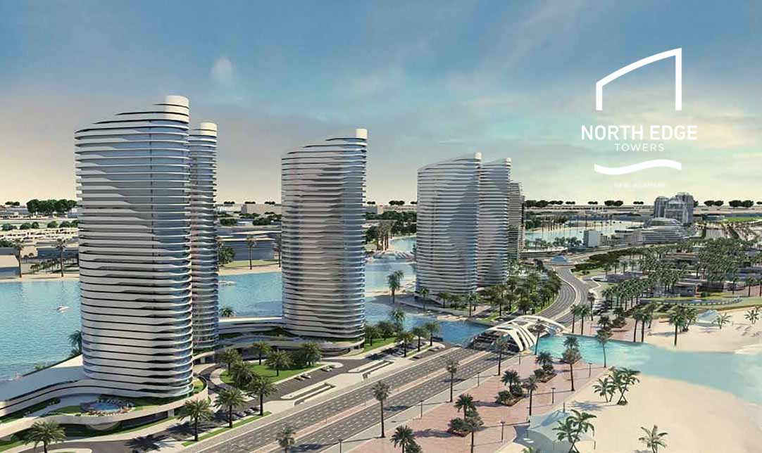 With an area of 120 meters, live in New Alamein Towers